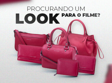 Looks Rosa com Acessórios de Couro